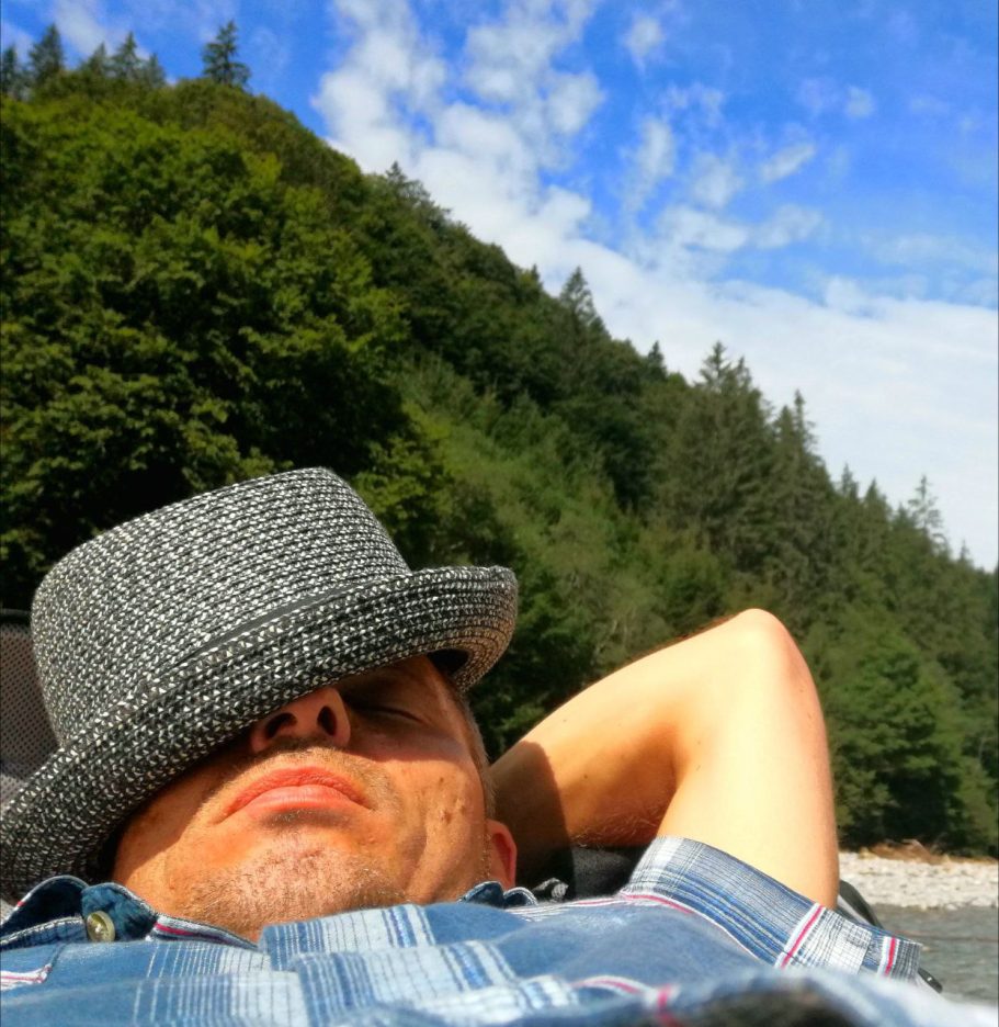 Es geht nichts über Berge, Wasser und Ruhe Denken ist anstrengend